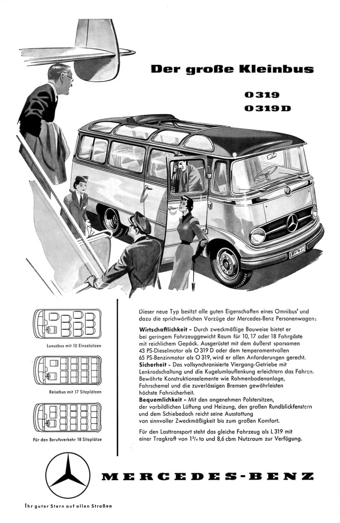 1958 advertisement for the O319